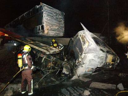 Un accidente con un muerto provoca colas kilométricas