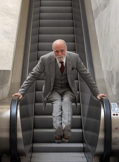 Vinton Cerf, ayer en Madrid.