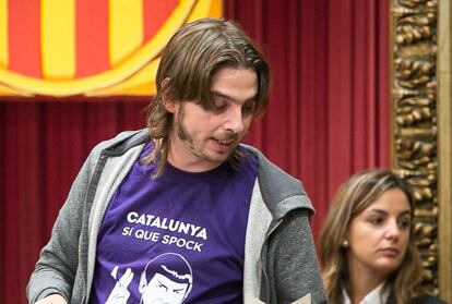 Joan Giner, diputat de Catalunya Sí que es Pot.