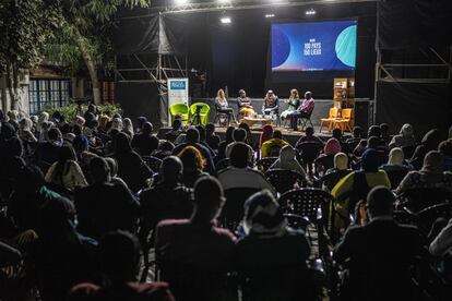 Encuentro filosófico 'La Noche de las Ideas', organizado por el Instituto Francés, en la ciudad de Saint Louis (Senegal).