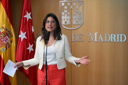 La portavoz de Más Madrid en la Asamblea de Madrid, Manuela Bergerot.