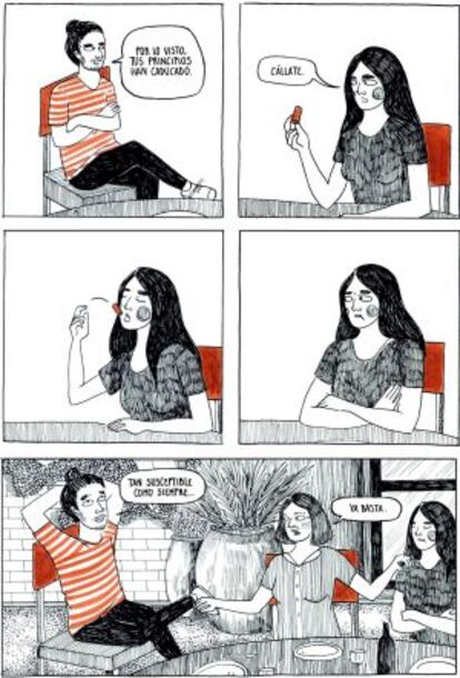 Viñeta de la novela gráfica 'Chucrut', de la ilustradora Anapurna.