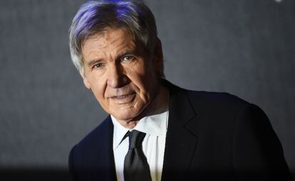 Harrison Ford, en el estreno de 'Star Wars'.