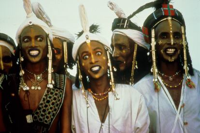 Una imagen del documental 'Herdsmen of the Sun' (1989), sobre la cultura woodabe en la región del Sáhara.