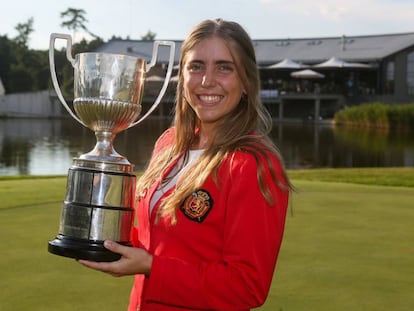 Spanish golfer Celia Barquín.