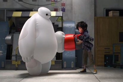 Un fotograma de 'Big Hero 6'.