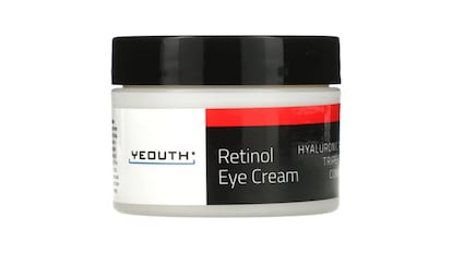 Crema para ojos con retinol.