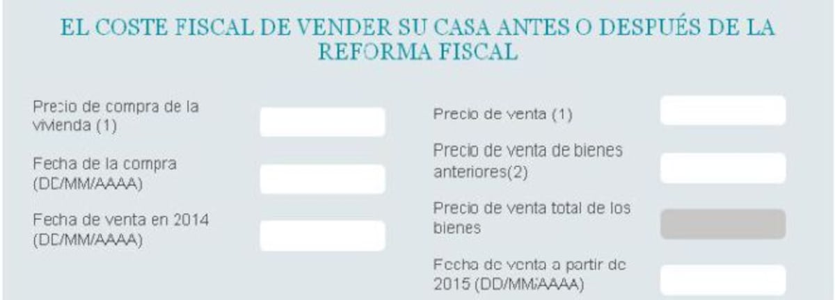 Cómo declarar la venta de una casa en la declaración del IRPF ...