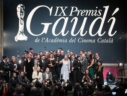 Los galardonados en los premios Gaud&iacute;. 