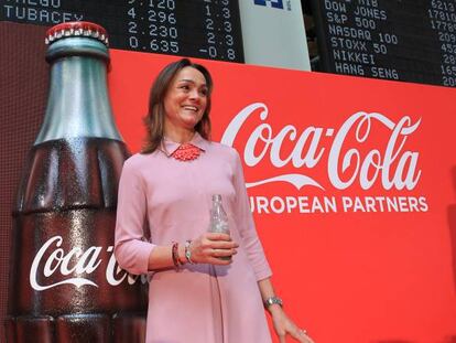 Sol Daurella, durante la salida a Bolsa de Coca Cola EP.