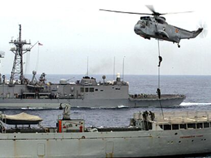 Ensayo de abordaje de la Armada