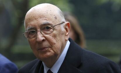 Giorgio Napolitano, en un acto en el Vaticano el pasado febrero.