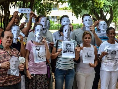 Dissidentes protestam em Havana.