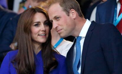 Los duques de Cambridge, también presentes en la inauguración del Mundial.