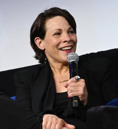 Lili Taylor during a press conference in 2022.