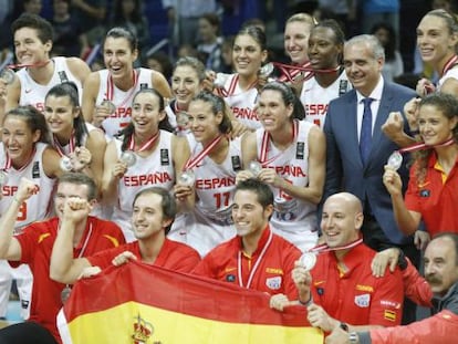 España celebra la medalla de plata en el último Mundial