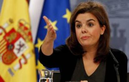 La vicepresidenta del Gobierno, Soraya Sáenz de Santamaría. EFE/Archivo