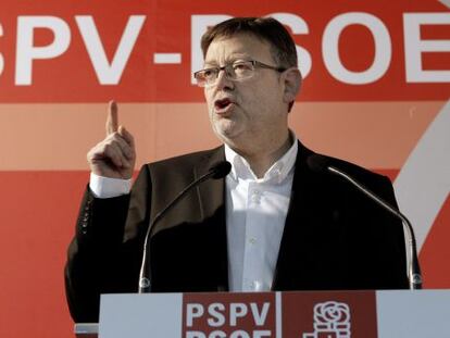 Ximo Puig, durante su discurso ante el Comit&eacute; Nacional del PSPV-PSOE.