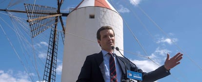 El presidente del Partido Popular, Pablo Casado.