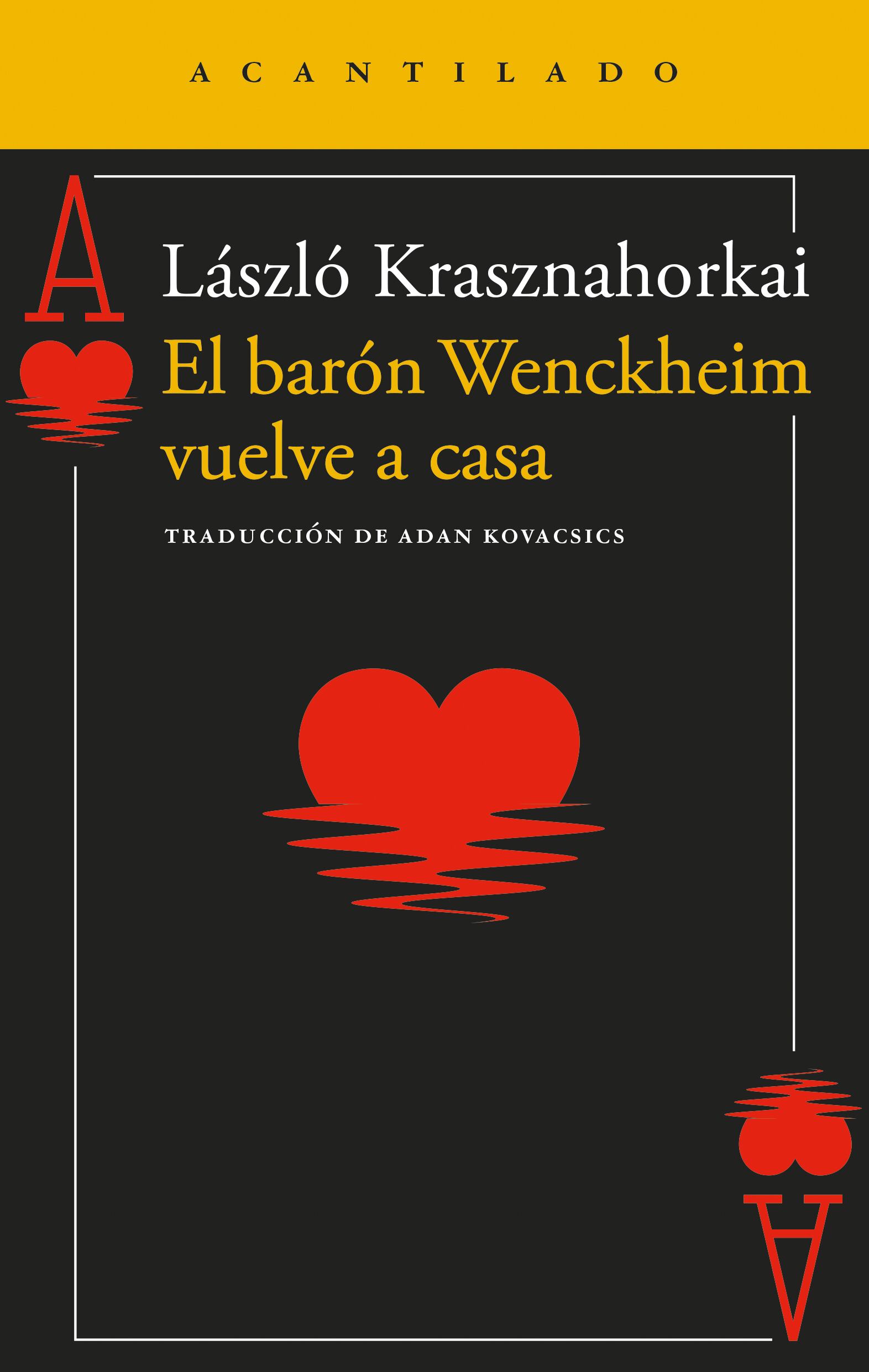 Portada de 'El barón Wenckheim vuelve a casa', de László Krasznahorkai