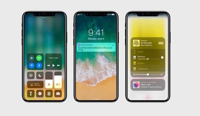 La gran pantalla del iPhone 8 integraría el lector de huellas