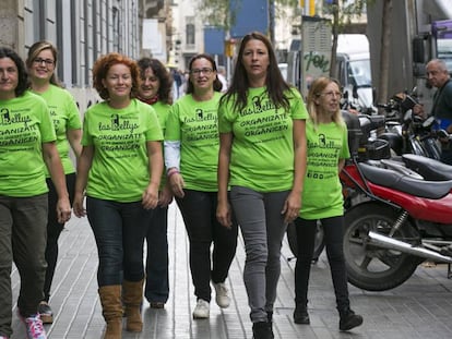 Camareras de piso en la fundaci&oacute;n del sindicato Las Kellys, el a&ntilde;o pasado.