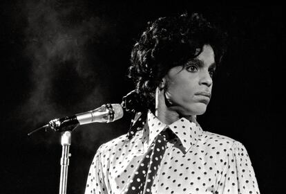 Prince en un concierto en Denver, Colorado, el 3 de noviembre de 1988.