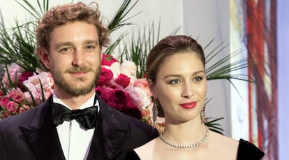 Pierre Casiraghi y Beatrice Borromeo en el Baile de la Rosa de 2018.