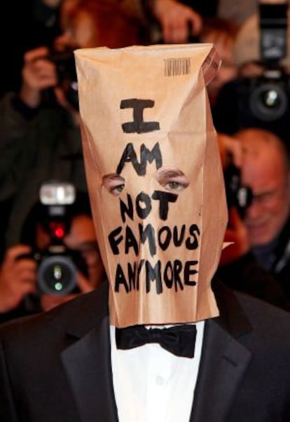 De esta guisa apareció Shia Labeouf en la pasada Berlinale.