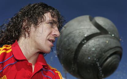 Puyol, fotografiado durante el Mundial de Sudáfrica