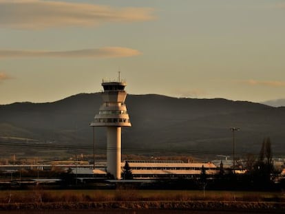 Vista del aeropuerto de Foronda.