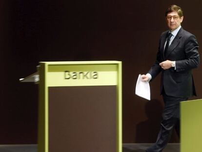 El presidente de Bankia, José Ignacio Goirigolzarri.