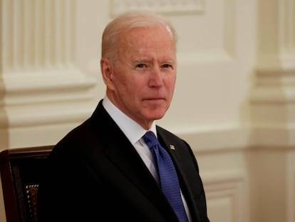 Joe Biden, presidente de EE UU, en la Casa Blanca.