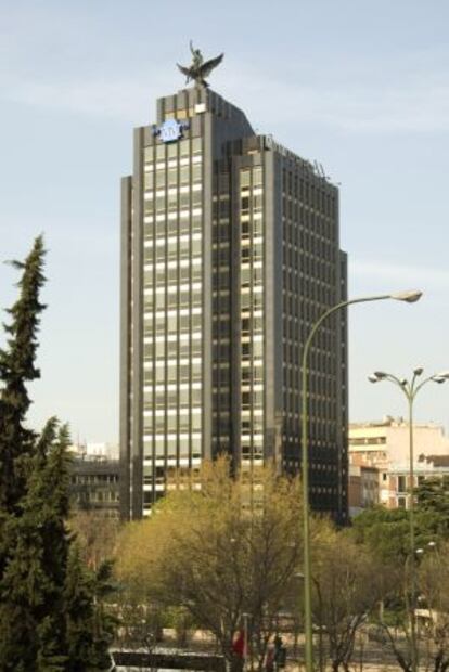 La sede de Mutua Madrileña, en el paseo de la Castellana de Madrid.