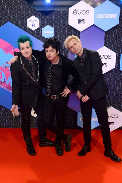 Green Day fueron los grandes homenajeados de la noche y se hicieron con el galardón al icono global.