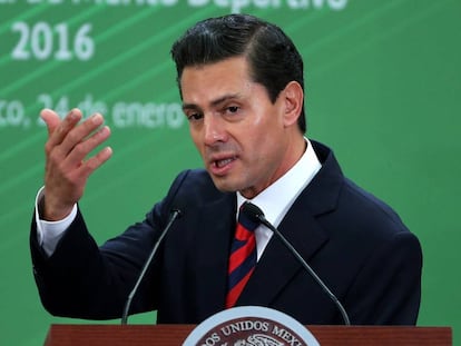 O presidente do México, Enrique Peña Nieto.