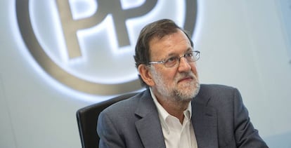 El presidente del Gobierno en funciones, Mariano Rajoy, este martes.