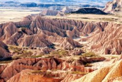 Parque Natural de las Bardenas Reales, en Navarra