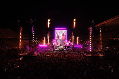 Concierto de Lola Índigo en el Estadi Olimpic de Barcelona, en una imagen cedida.