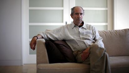 El escritor Philip Roth, en  Nueva York en 2010.