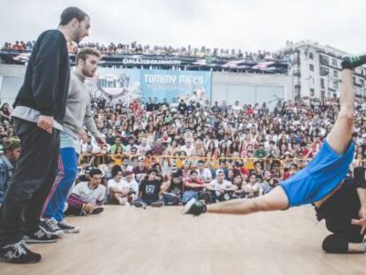 Una de las pruebas del festival O Marisquiño