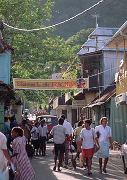 Una calle de Victoria.