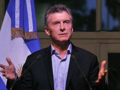  El presidente argentino, Mauricio Macri.