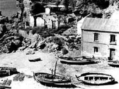 La playa de Calahonda en los años sesenta.