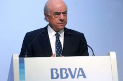 El presidente del BBVA, Francisco Gonz&aacute;lez. 