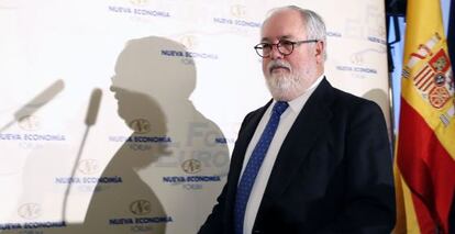 El comisario de Energía y Acción por el Clima, Miguel Arias Cañete.