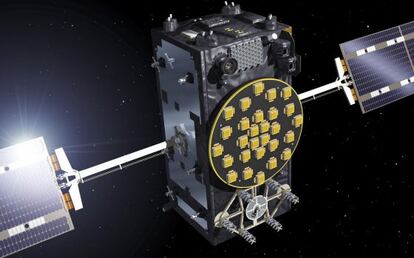 Imagen de la ESA de un sat&eacute;lite del programa Galileo.