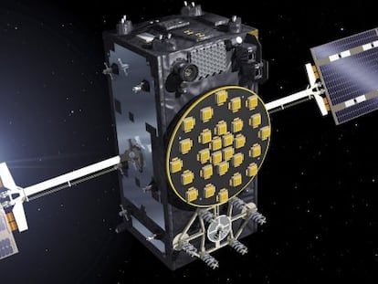 Imagen de la ESA de un sat&eacute;lite del programa Galileo.