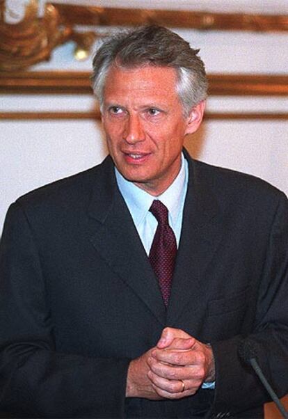 El ministro francés del Interior, Dominique de Villepin.