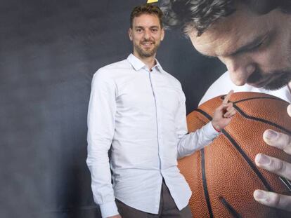 El jugador del Barça, Pau Gasol. 